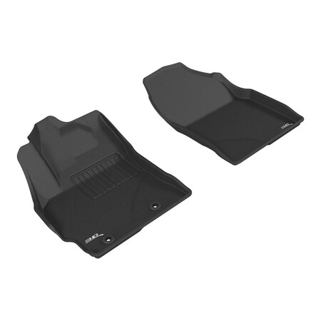 3D Maxpider Carbon Fiber Embossed Pattern Kagu Black 1st Row for 2016 Scion IM L1SC00611509